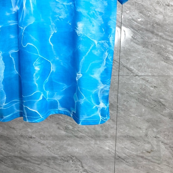 Gallery Dept Aqua Water Pattern Tee - Picture 8 of 10